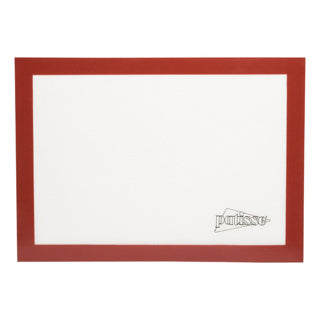 Patisse silikone bagemåtte 52x32 cm rød hvid