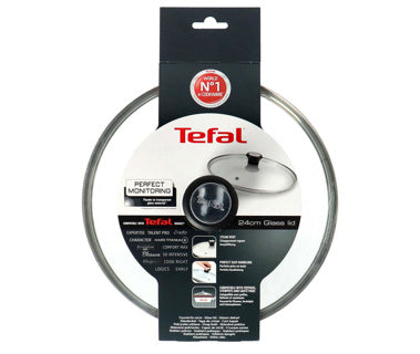 Tefal glaslåg - ø 24 cm - med damphul - varmebestandig - velegnet til stegepander