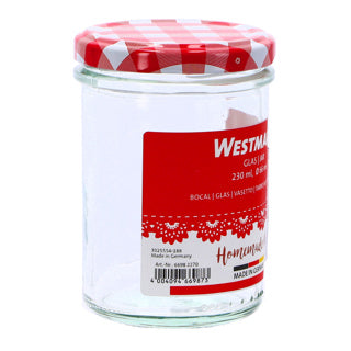 Westmark syltetøjsglas i glas 230 ml 6,6 cm