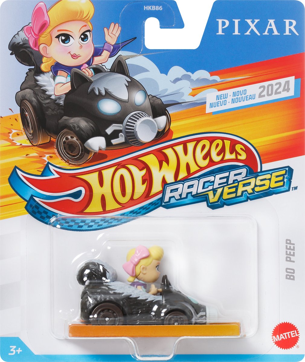 Hot wheels - racer frisk pixarbo peep - 1:64