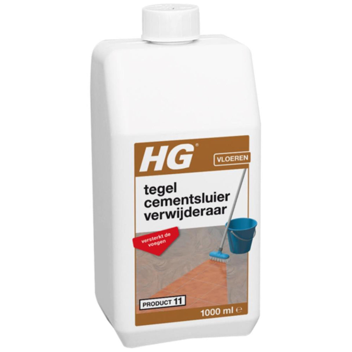 Hg flisecementfilmfjerner 1 liter til alle typer fliser og fliser