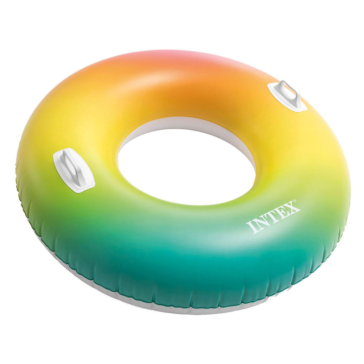 Intex Swimming Ring Rainbow, 122 cm