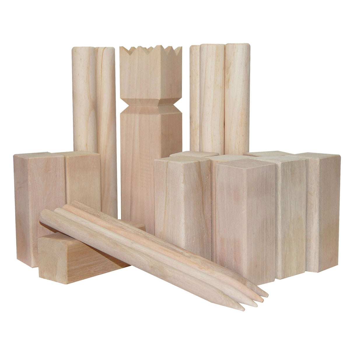 Outdoor Play Wood Kubb Game Official