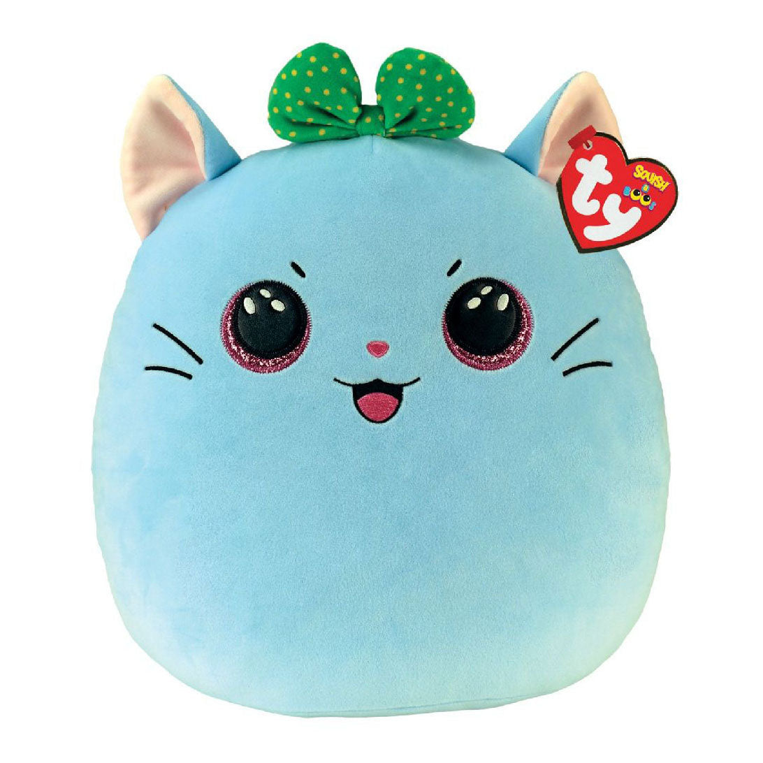 Ty beanie ty squish a boo kirra grå kat, 31 cm