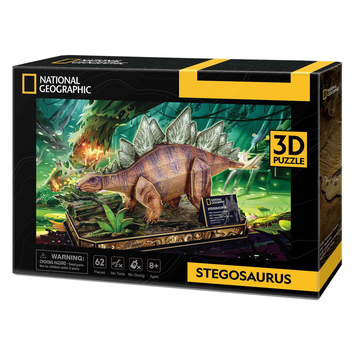 National geographic 3d-puslespil stegosaurus