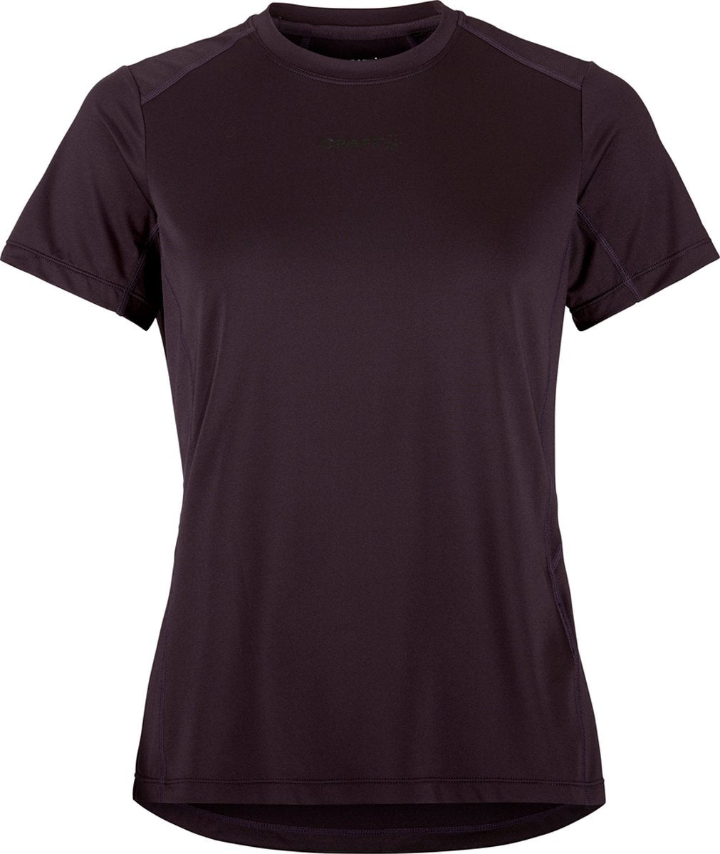 Craft adv essence 2 løbeskjorte dame - dk plum | størrelse: m