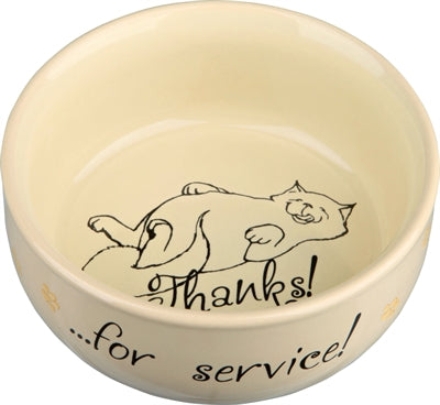 Trixie madskål tak for service assorteret