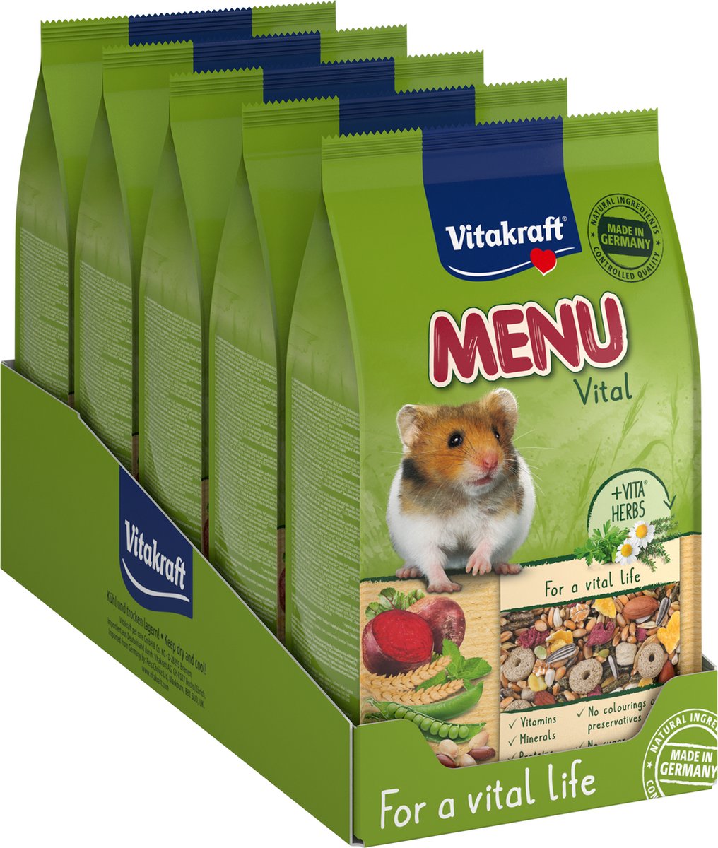 Vitakraft menu vital hamstermad - 5x1 kg