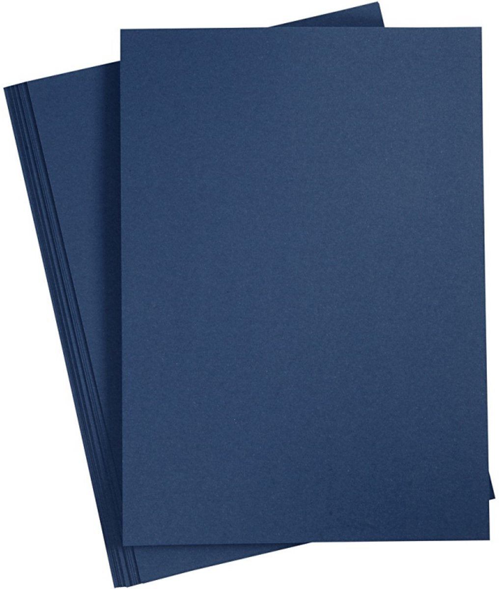 Creativ firma papir blå a4 110gr, 20 stk.