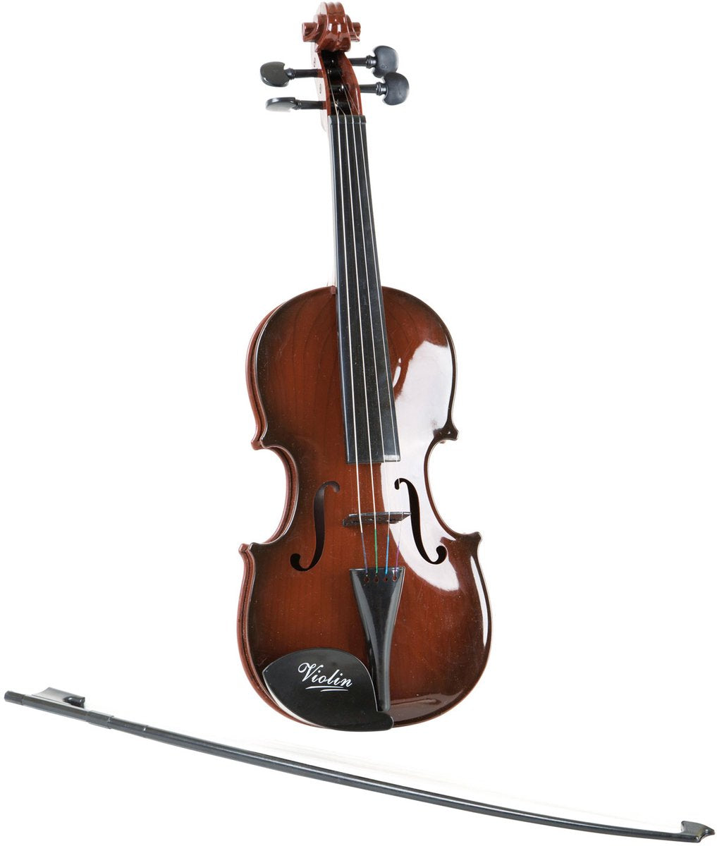 Lille fod - klassisk træviolin til børn med sløjfe
