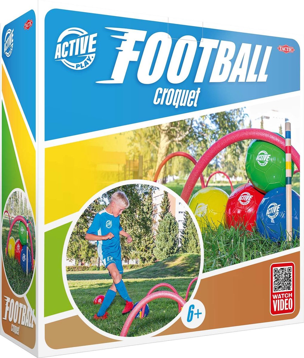 Taktisk fodbold kroket sæt
