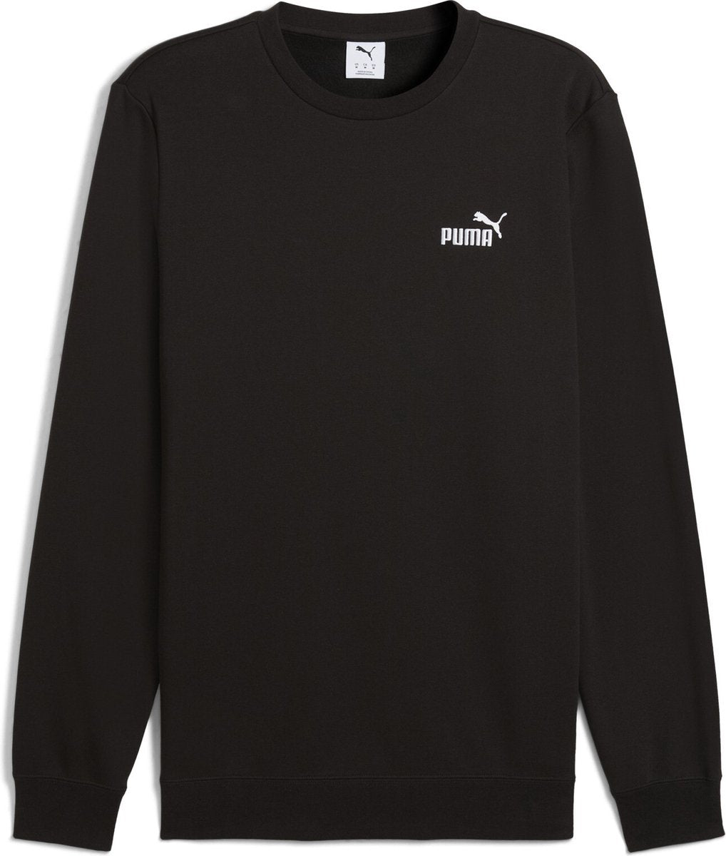 Puma ess lille no. 1 logo crew fl unisex sweater - sort