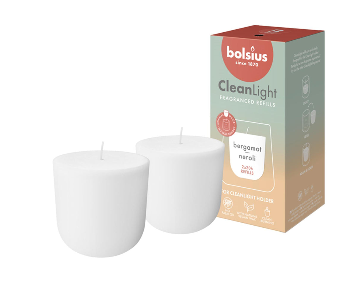 Bolsius duft refill ren let bergamot neroli