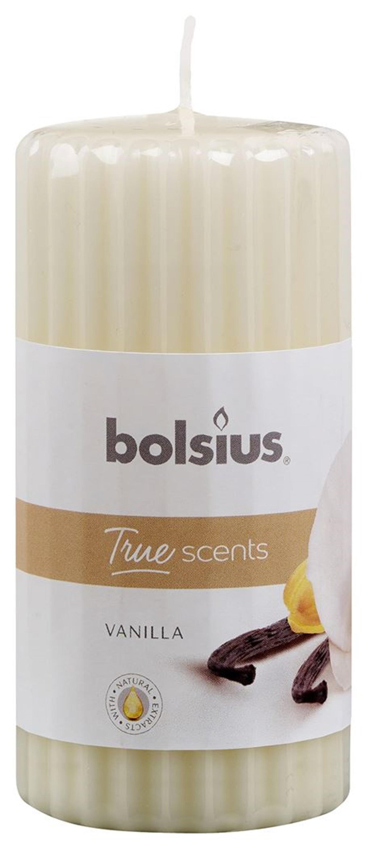 Bolsius søjlelys duft vanilje 120 58