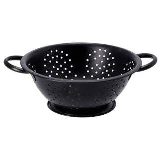 Ingen mærke dørslag 24 cm mat sort | 3 stk