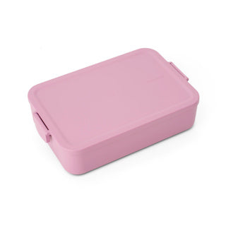 Brabantia make take bento madkasse brødspand - inkl bento box - stor - plastik - lilla pink