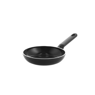 Bk easy induktionsgryde 20cm - pfas-fri non-stick belægning - induktionsstegepande - keramisk pande - ovnsikker op til 160°c - kolde håndtag - sort