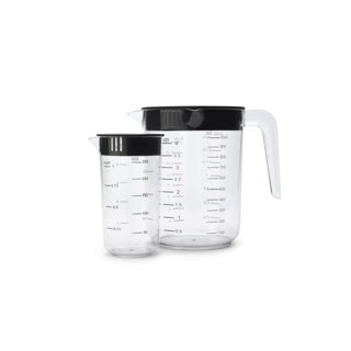 Brabantia tasty+ målebægersæt 2-delt - mørkegrå