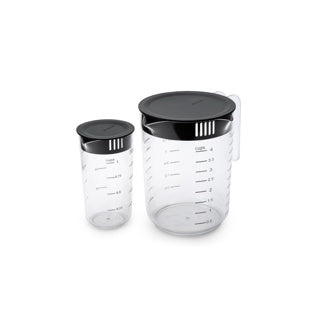 Brabantia tasty+ målebægersæt 2-delt - mørkegrå