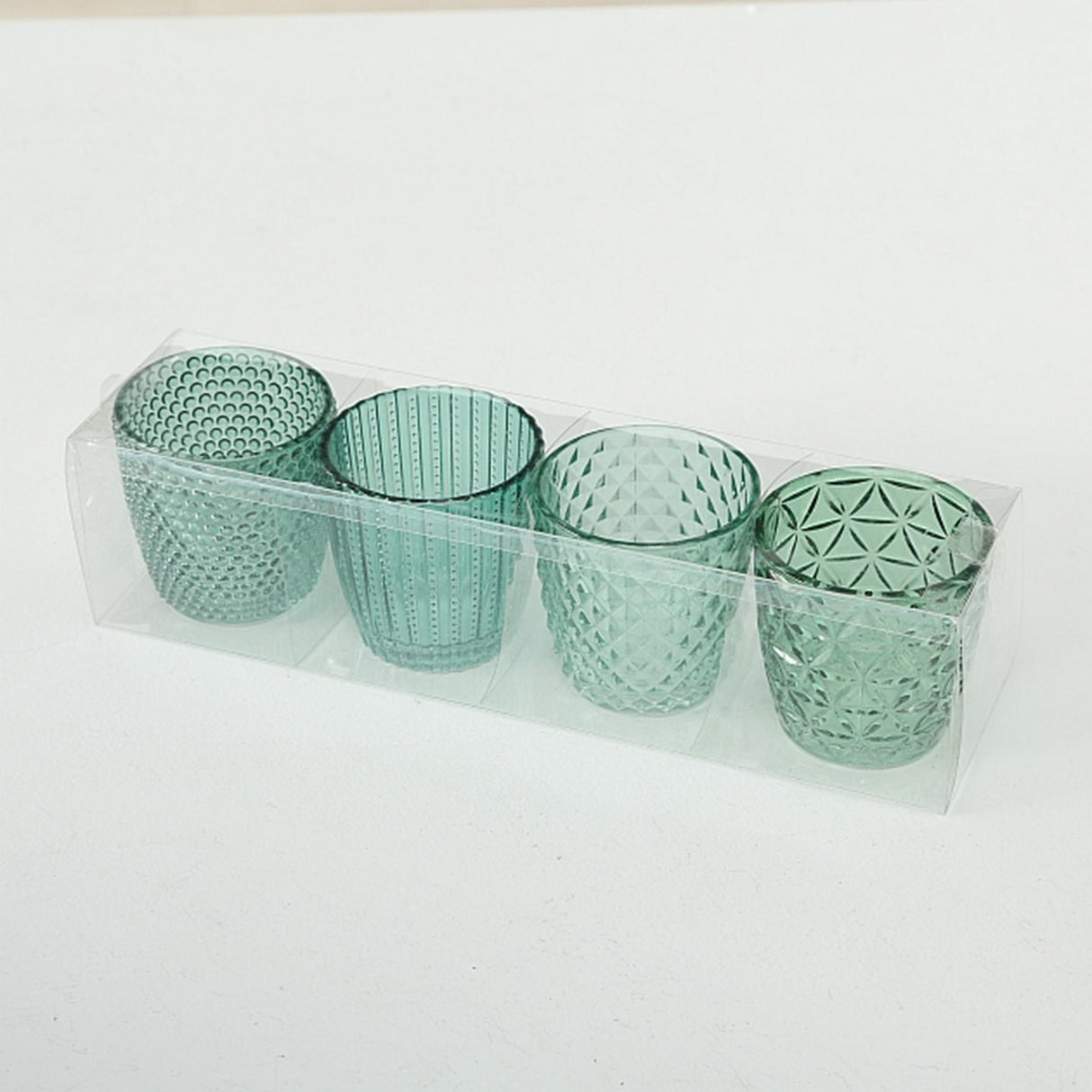 Boltze hjemmelanterne marilu h7,5 cm glassæt med 4 stk
