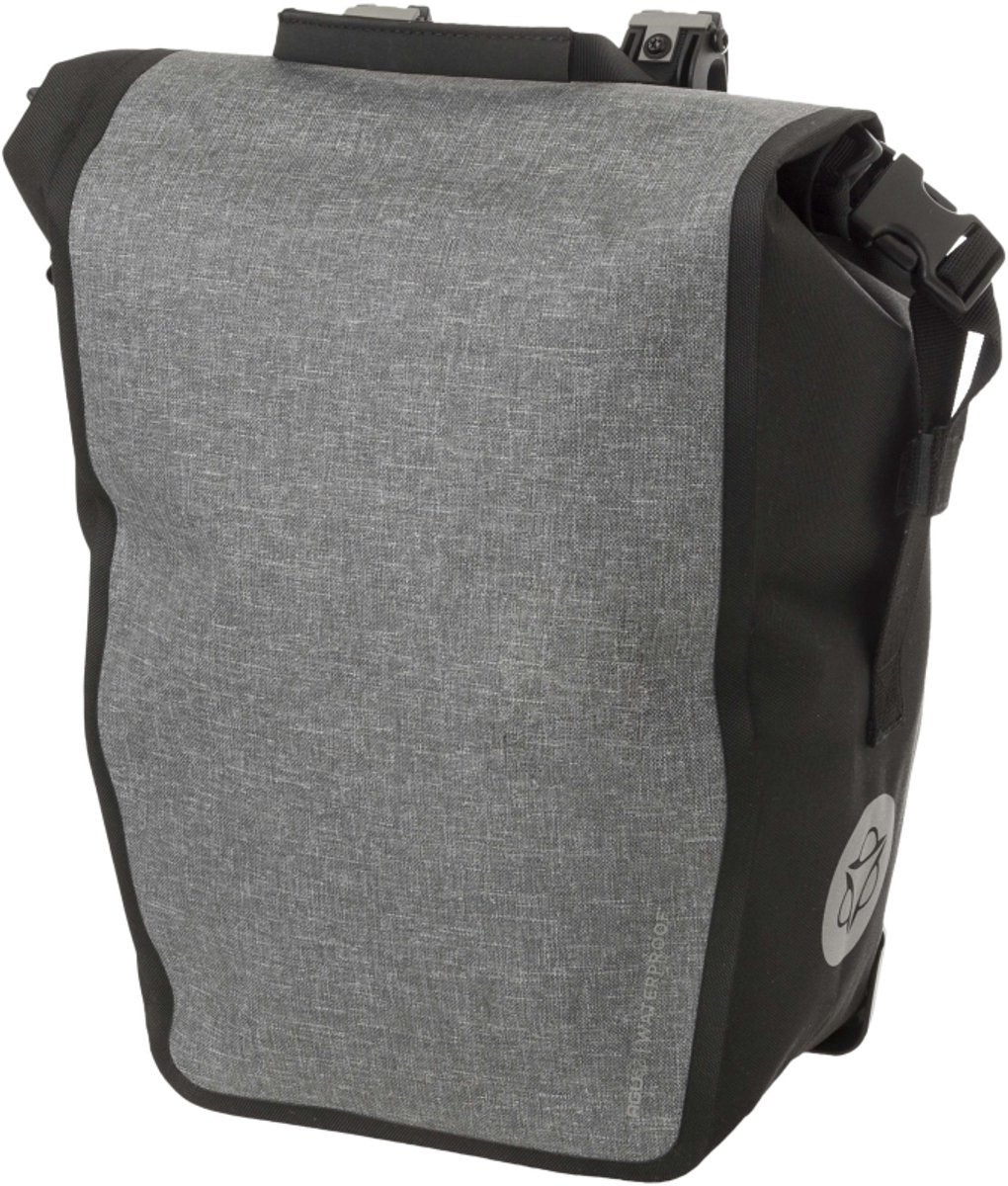 Agu clean enkele fietstas shelter click'ngo medium melange grey