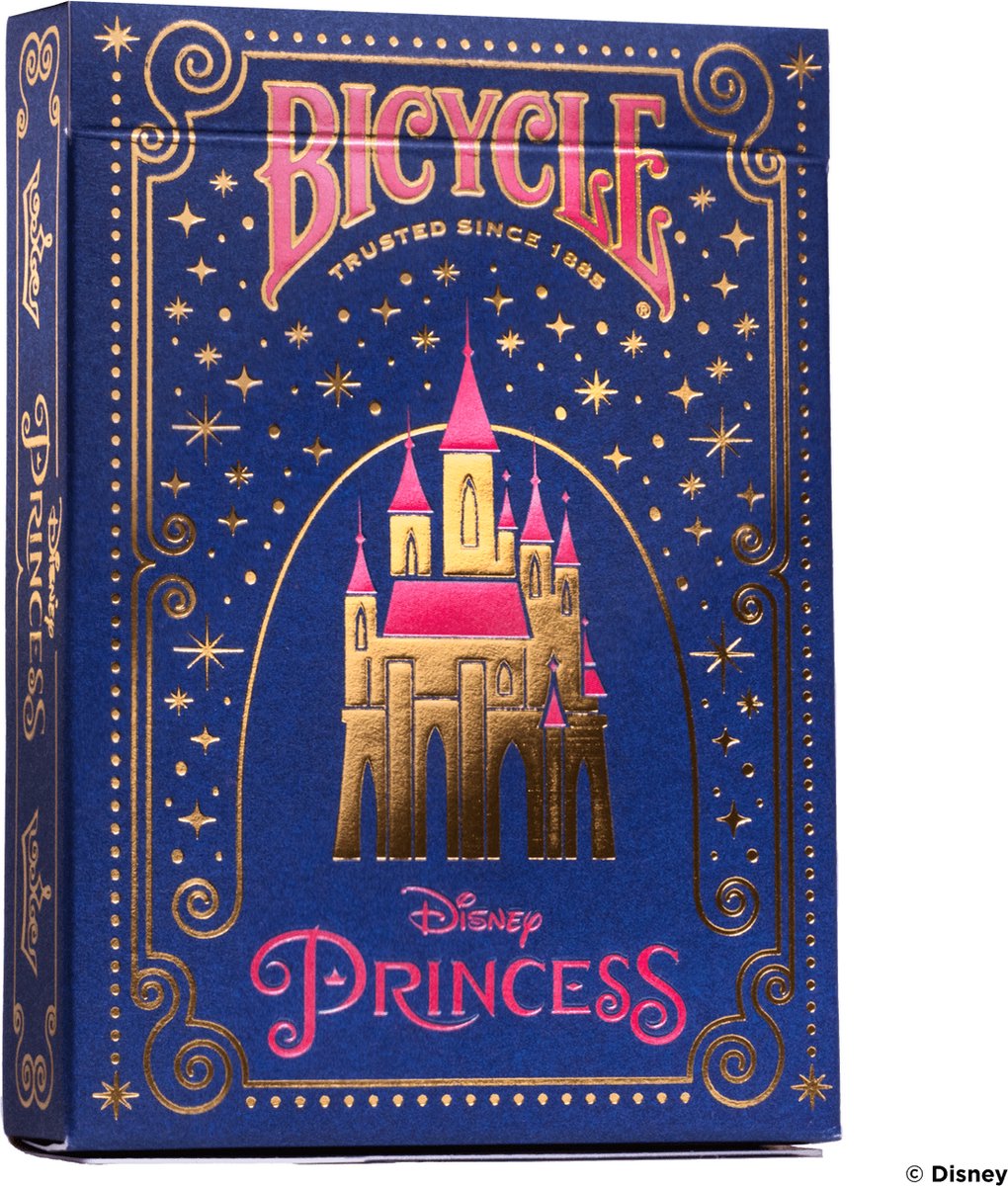 Cykel - disney prinsesse - pink marineblå