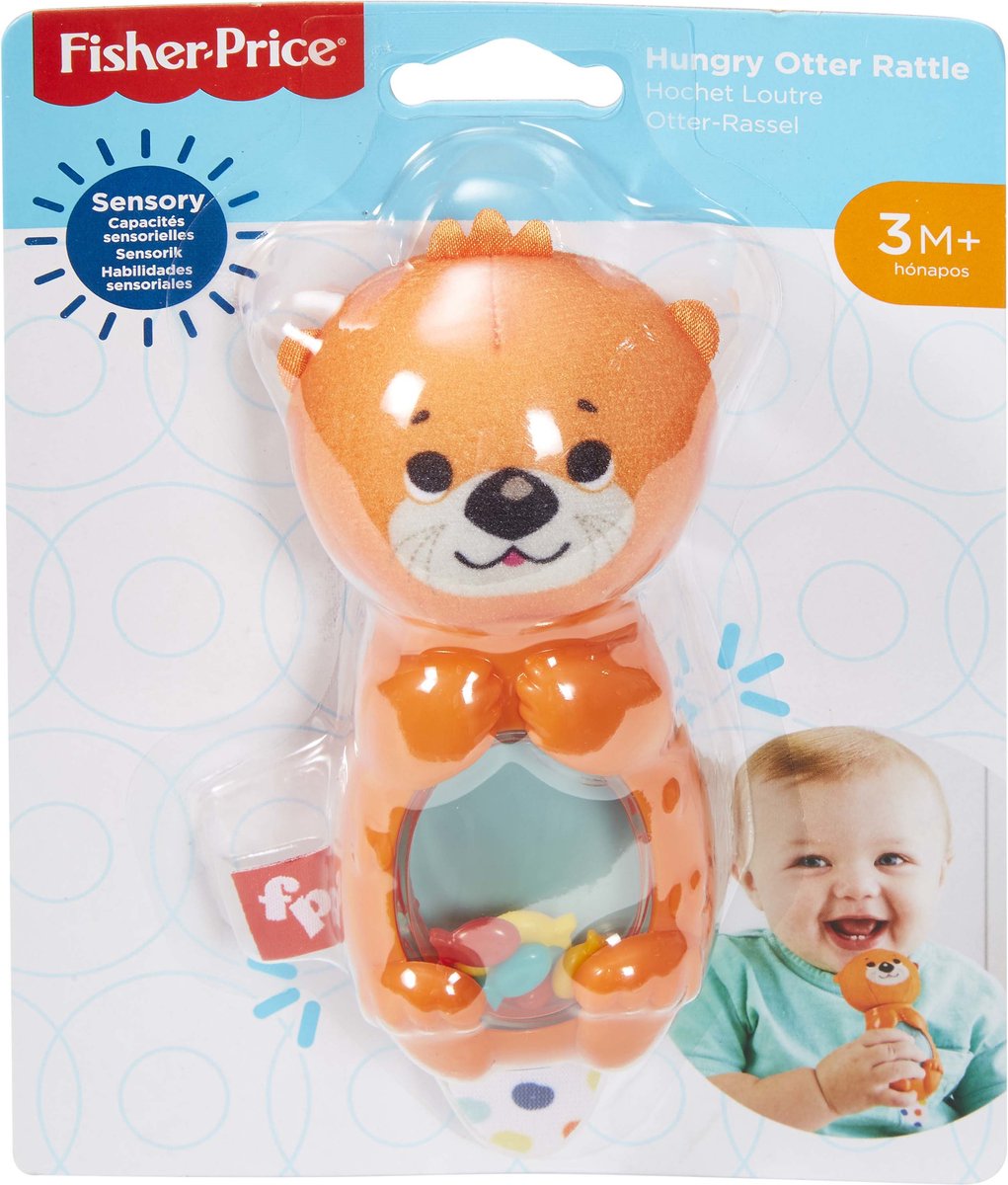 Fisher-price fisherprice - sulten odder rangle - stimulerer sanserne og motorikken - fra 3 måneder
