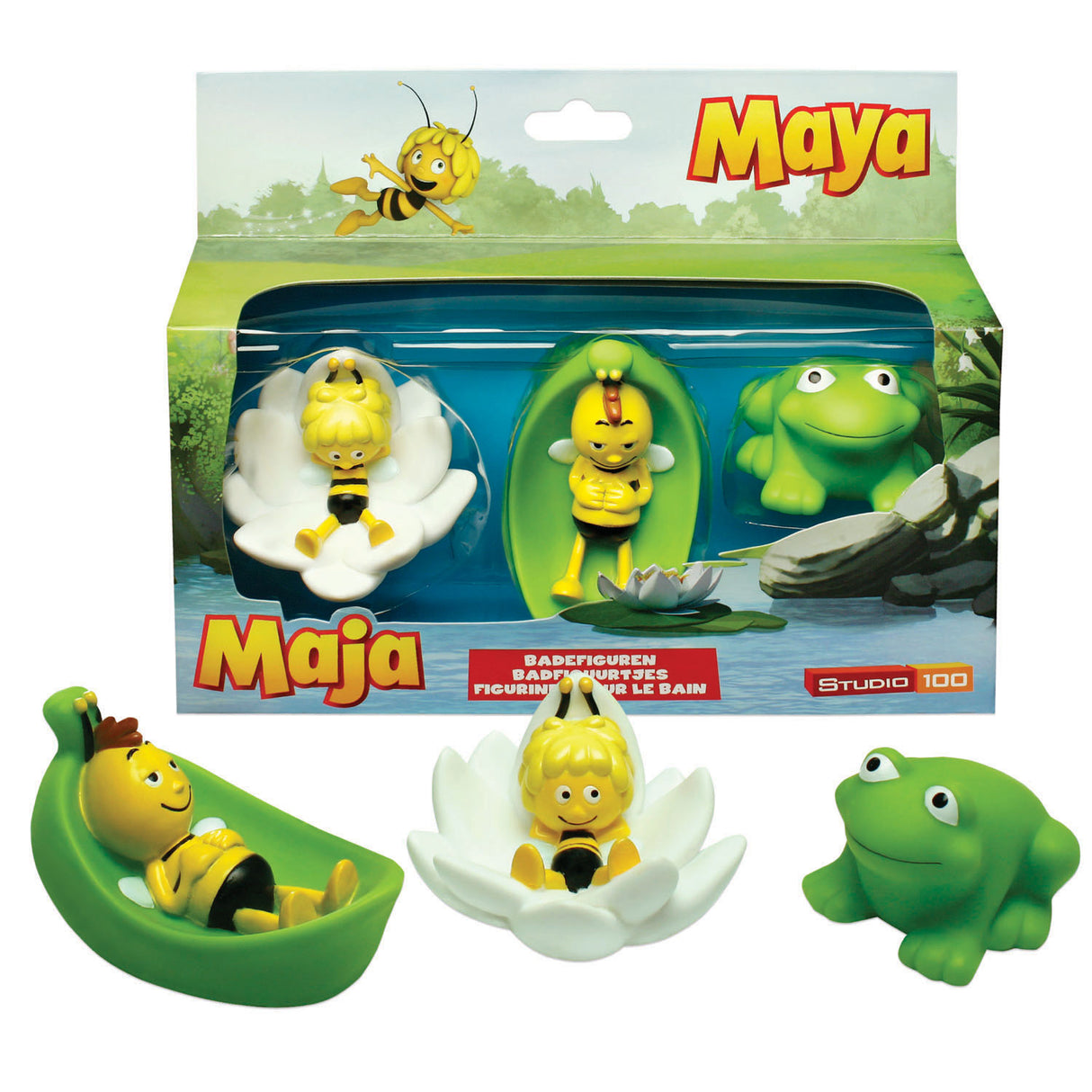 Maya bien badefigurer, 3 stk.