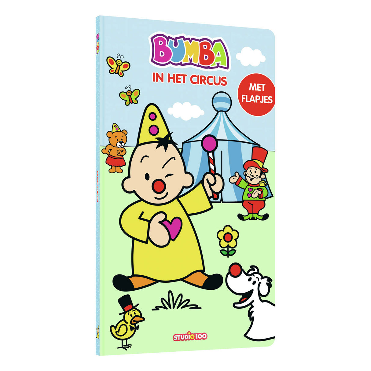 Studio 100 bumba tavlebog med klapper - i cirkus