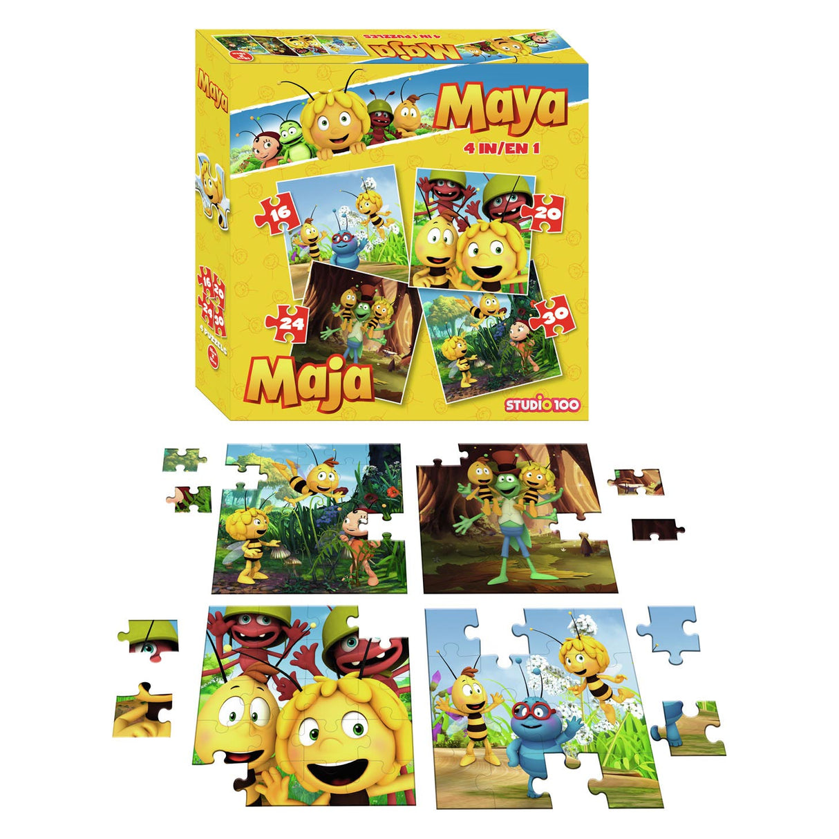 Maya the Bee -puslespillet, 4in1