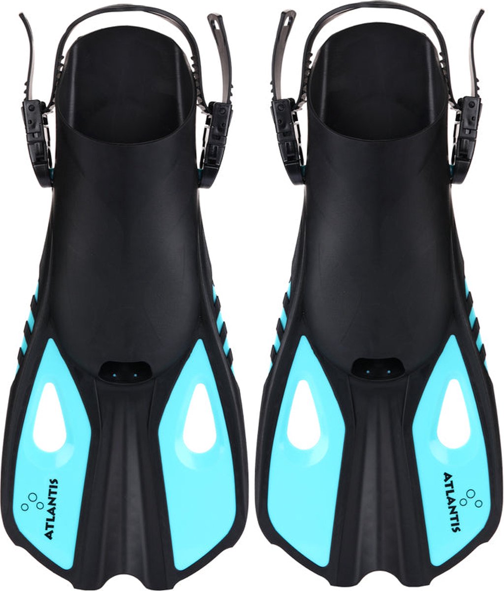 Atlantis snapper - zwemvliezen - flippers - volwassenen - zwart turquoise - 42-47