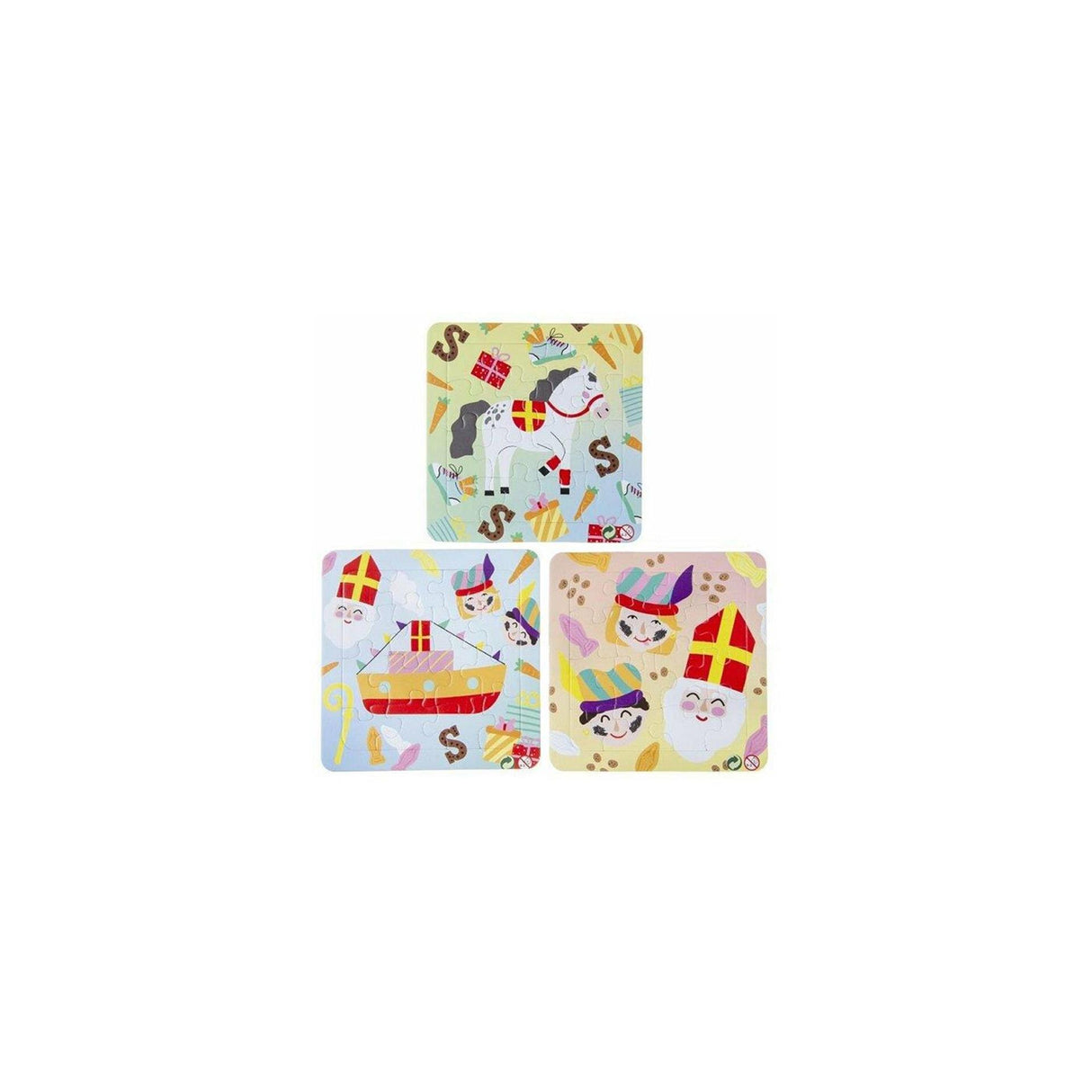 Puslespil Saint og Pete 13,5 cm 16 brikker