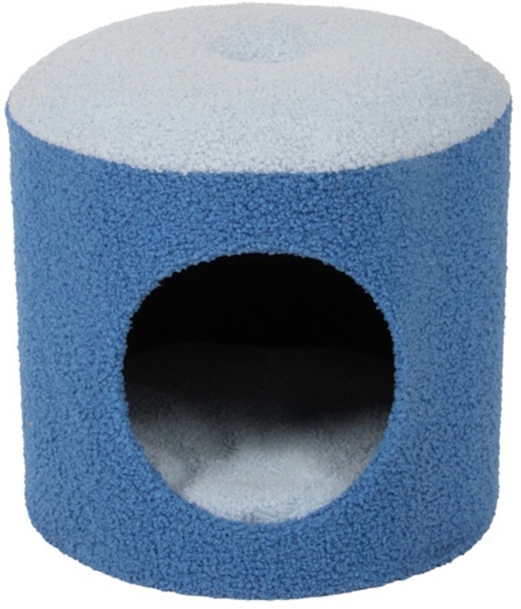 Coockoo cat house happy house blå