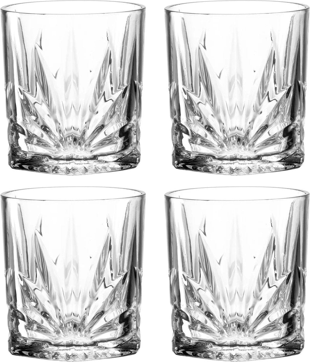 Leonardo whiskyglas 330 ml capri - sæt med 4 stk