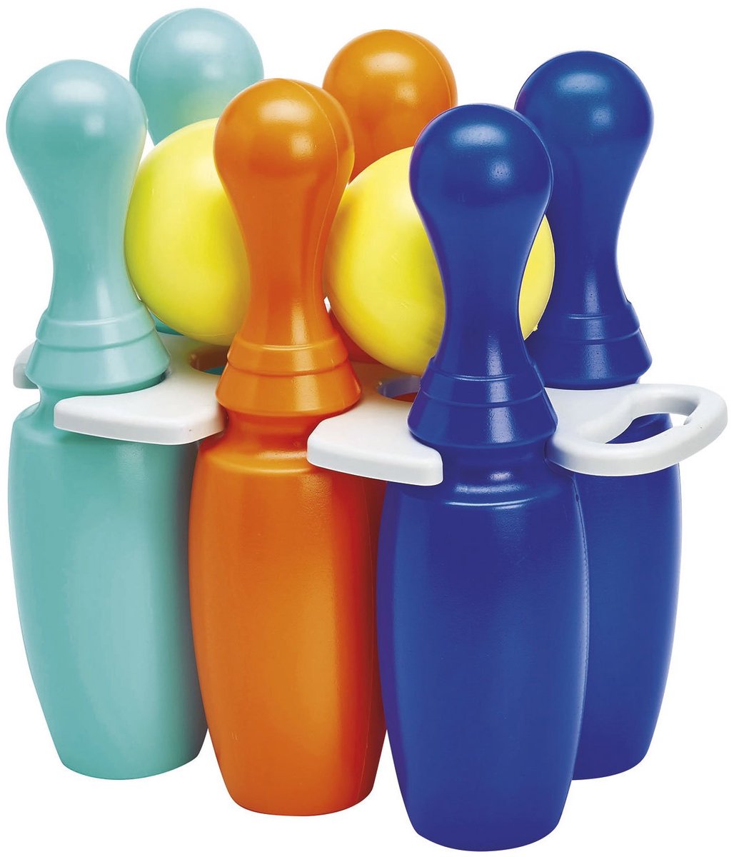 Ecoffier ecoiffier kegler xl - flerfarvet plastic bowlingsæt til børn.