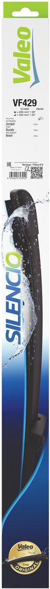 Valeo - silencio vm429 fladklinge sæt - 65 65 cm (2x)