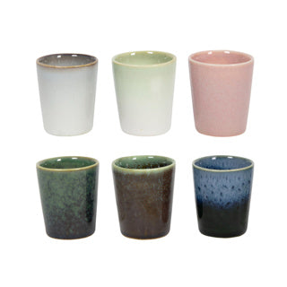 Espressokrus vind ø5cm 60ml assorteret | 6 stk