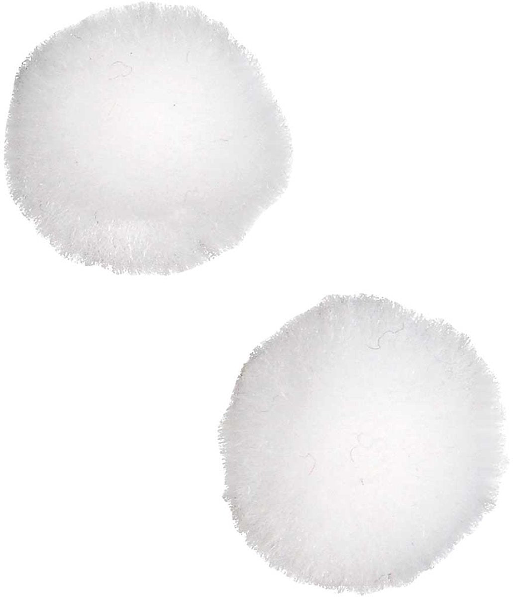 Creativ virksomhed https: www.cchobby.nl pompons-d-20-mm-white-100-piece-1-box