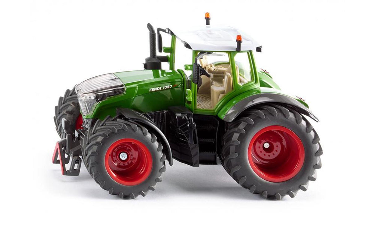 Siku 3287, fendt 1050 vario traktor, 1:32, metal plast, grøn, aftagelig kabine, anhængertræk
