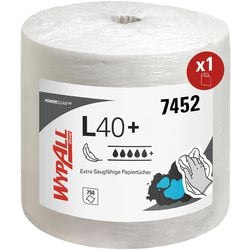 Rensepapir wypall l40 power clean 7452 papir