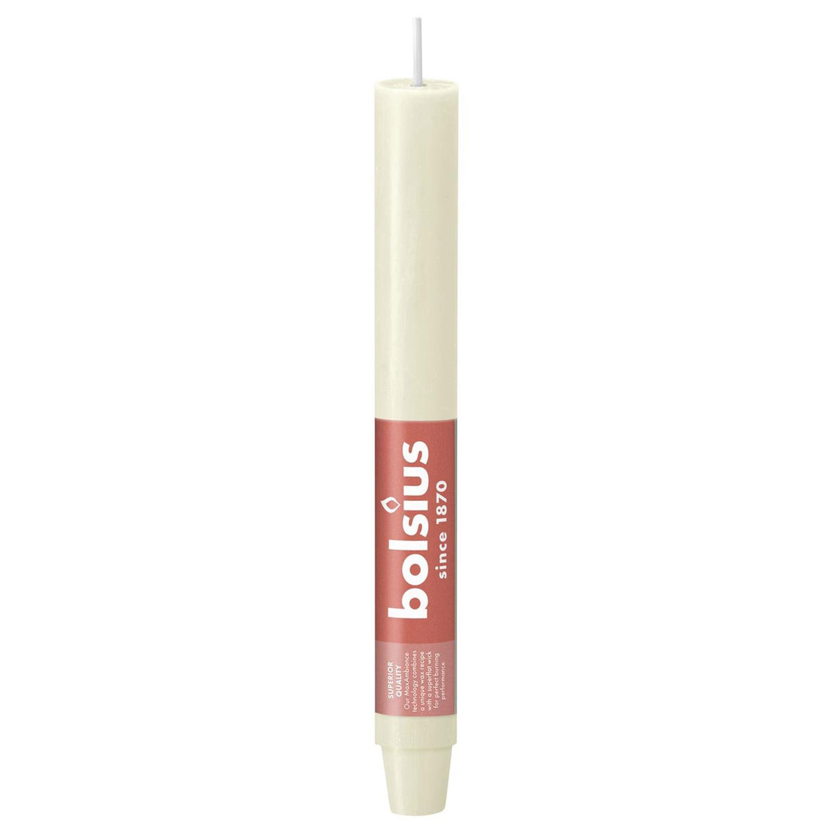 Bolsius bordlys xl 230 30 rustik blød perle