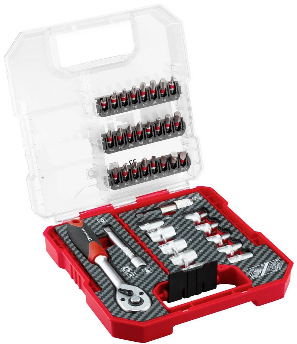 Einhell bitsæt - 37 dele - l-etui