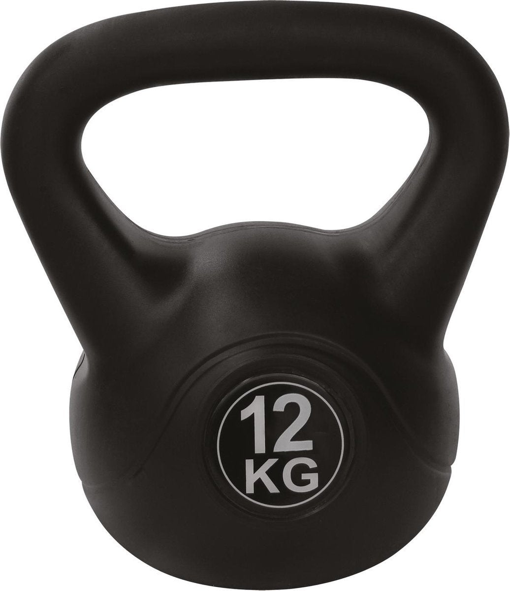 Tunturi pvc kettle bell - kettlebell - 12 kg - incl. gratis fitness app