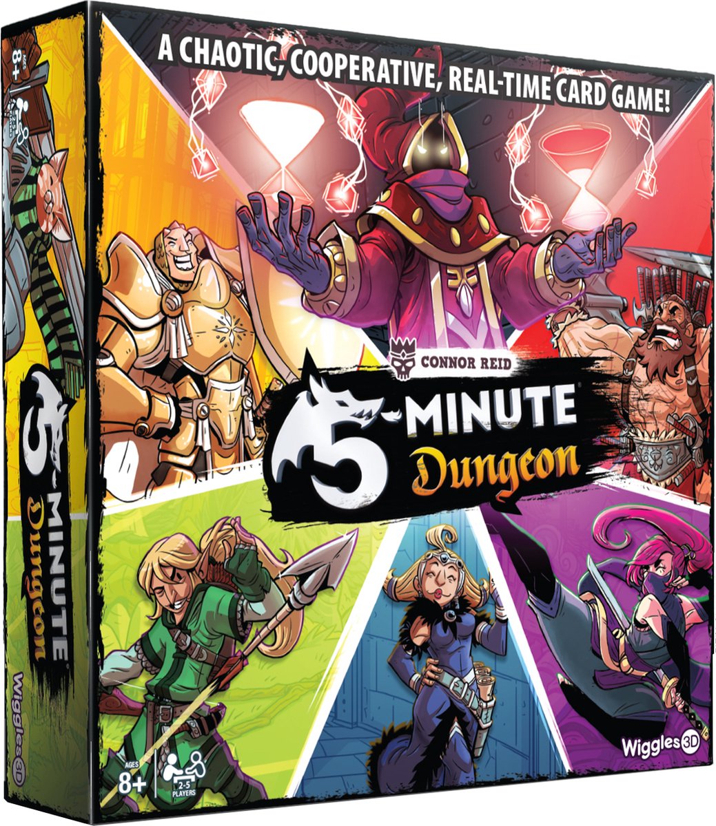 3D Wiggles 5 Minute Dungeon - Kortspil