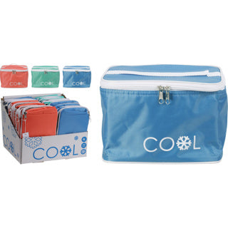 Køletaske 4 liter 3 assorterede farver | 6 stk
