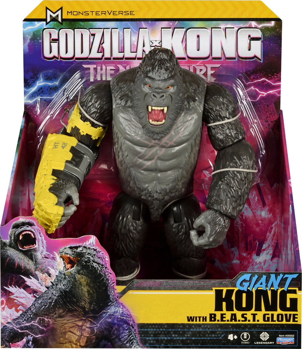 Boti europa b.v. godzilla x kong den nye imperium actionfigur deluxe elektrisk - kæmpe king kong