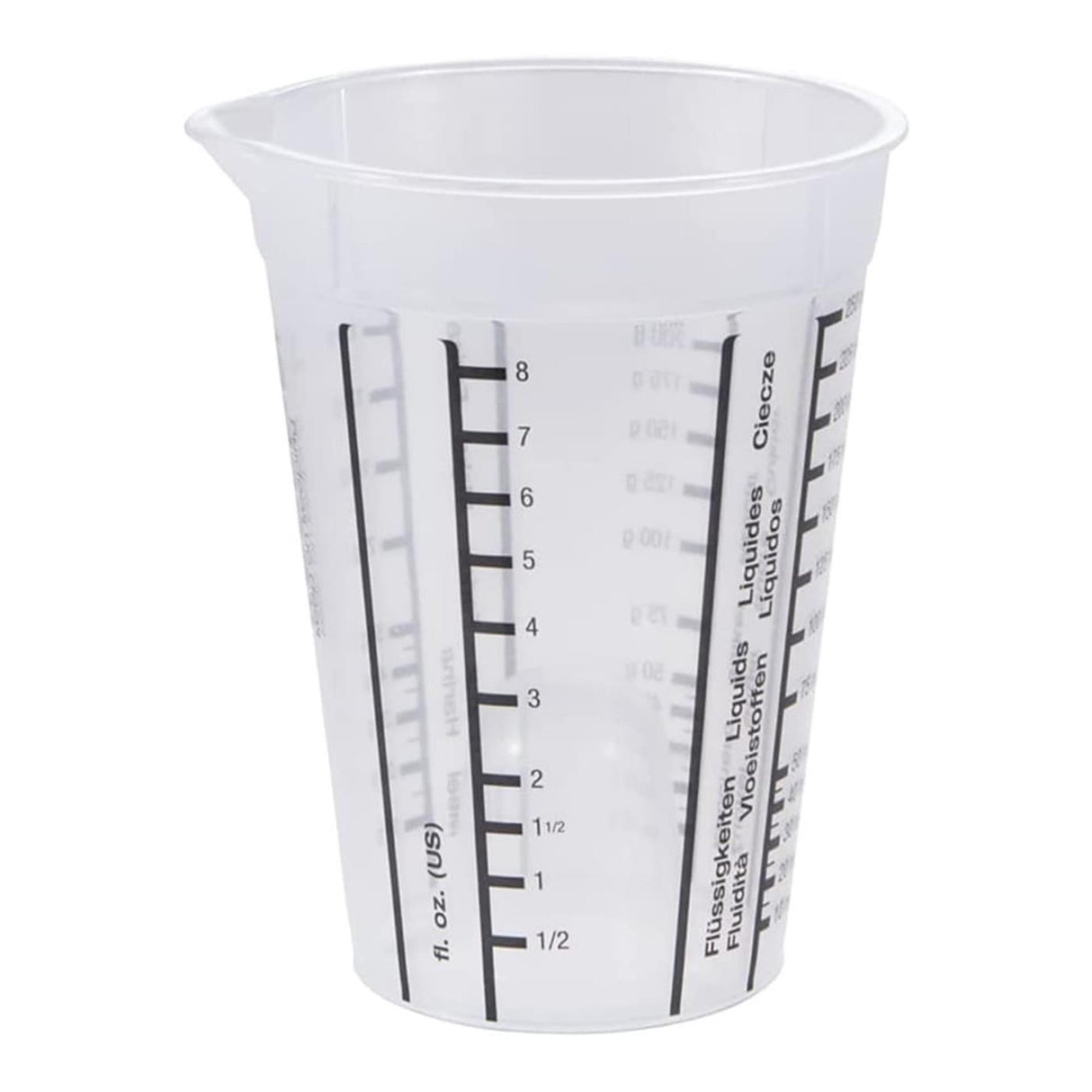 Keeper plastic measuring cup 0.25l ã˜8.5x11.5cm transparent