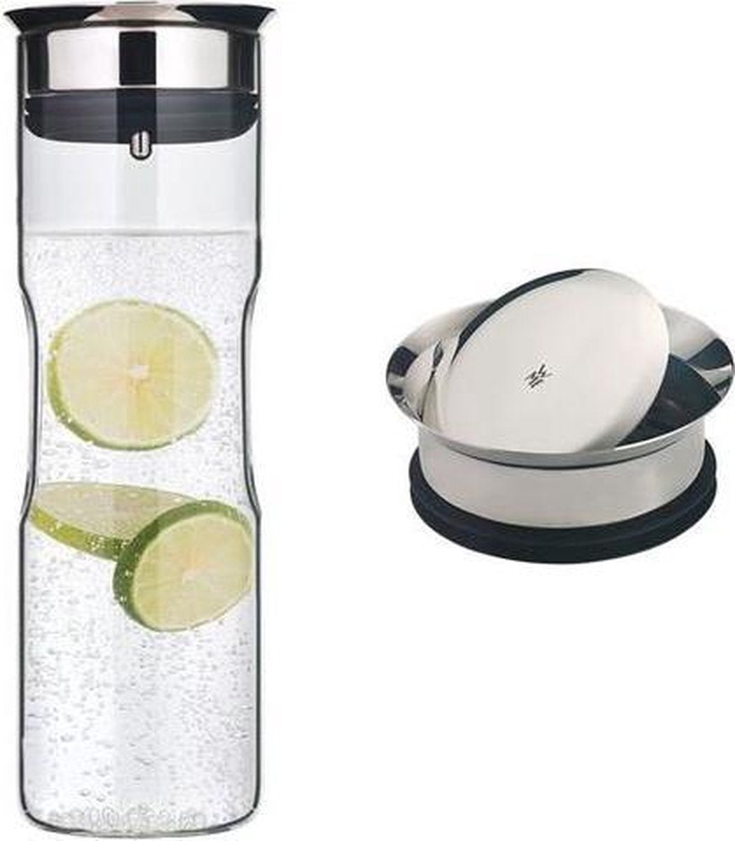 Wmf motion - vandkaraffel - 1,25l - rustfrit stål - moderne design - drypfri