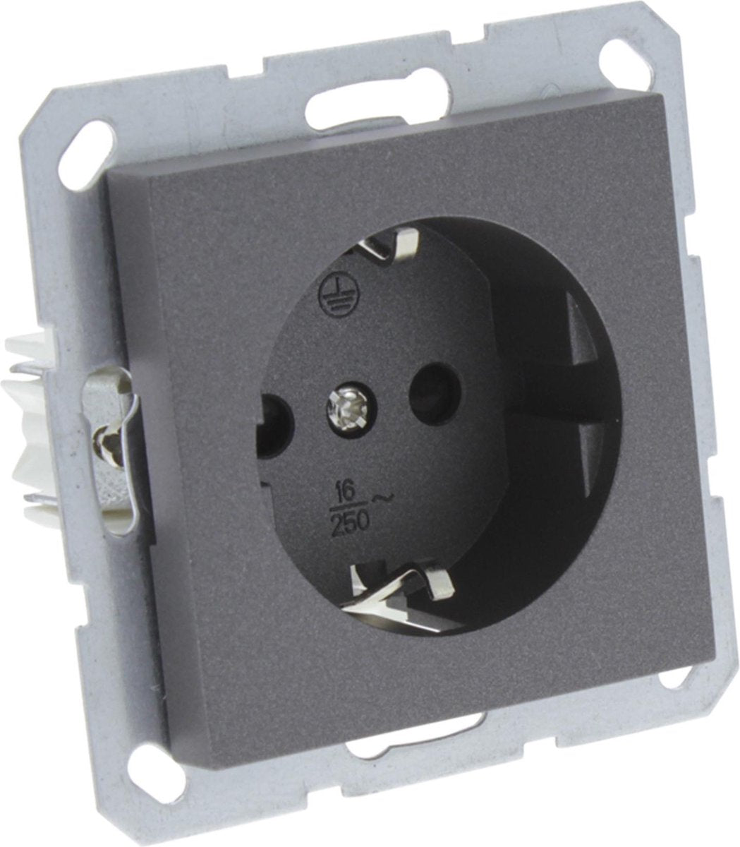 Q-link sã¢â‚¬â€œline socket â¢â‚¬â€œ 1ã¢â‚¬â€œfold ã¢â‚¬â€œ jordet â¢â‚¬â€œ antracit â¢â‚¬â€œ 10 stk.