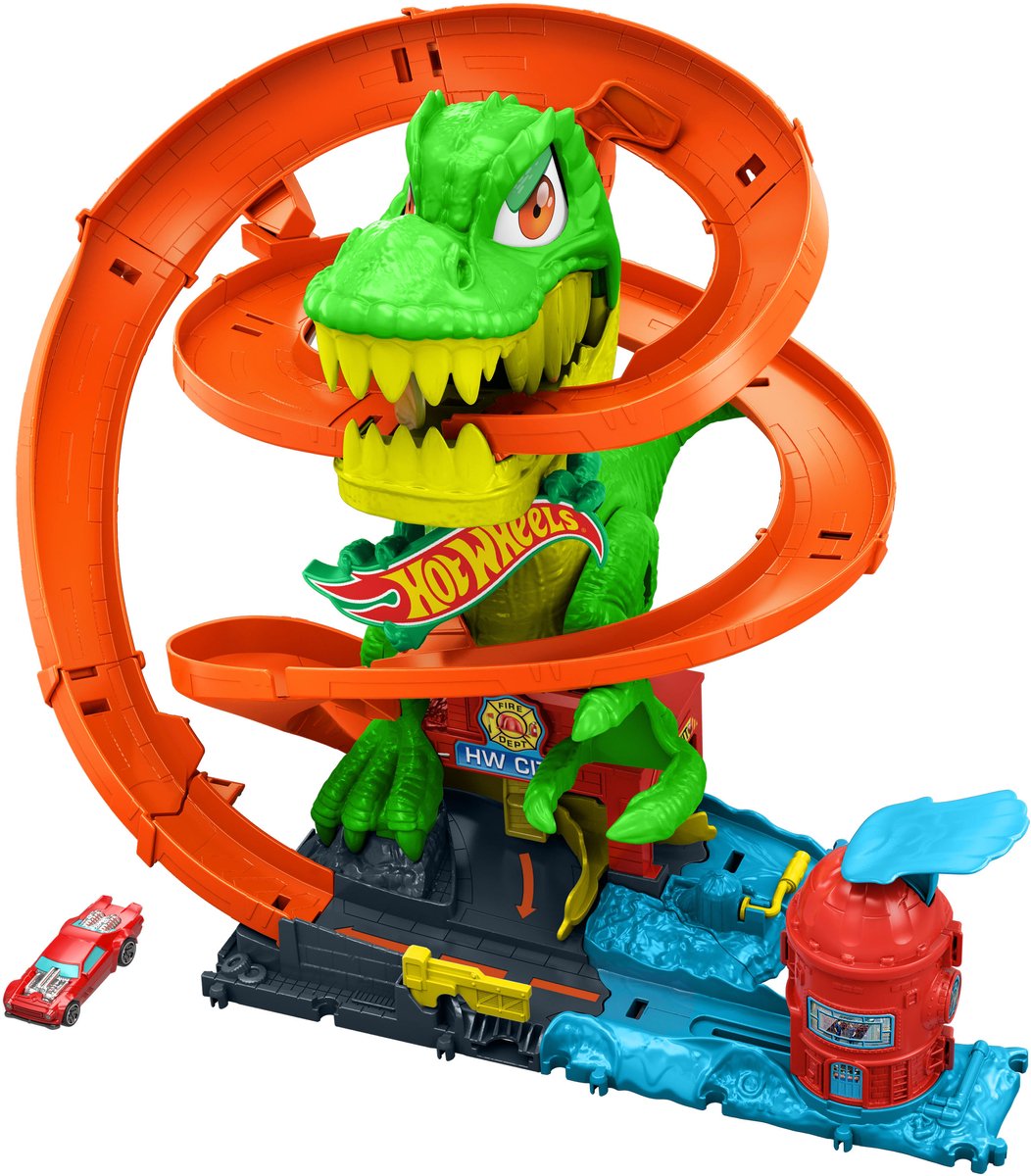 Hot Wheels T-Rex Fiery Battle - Loop Track